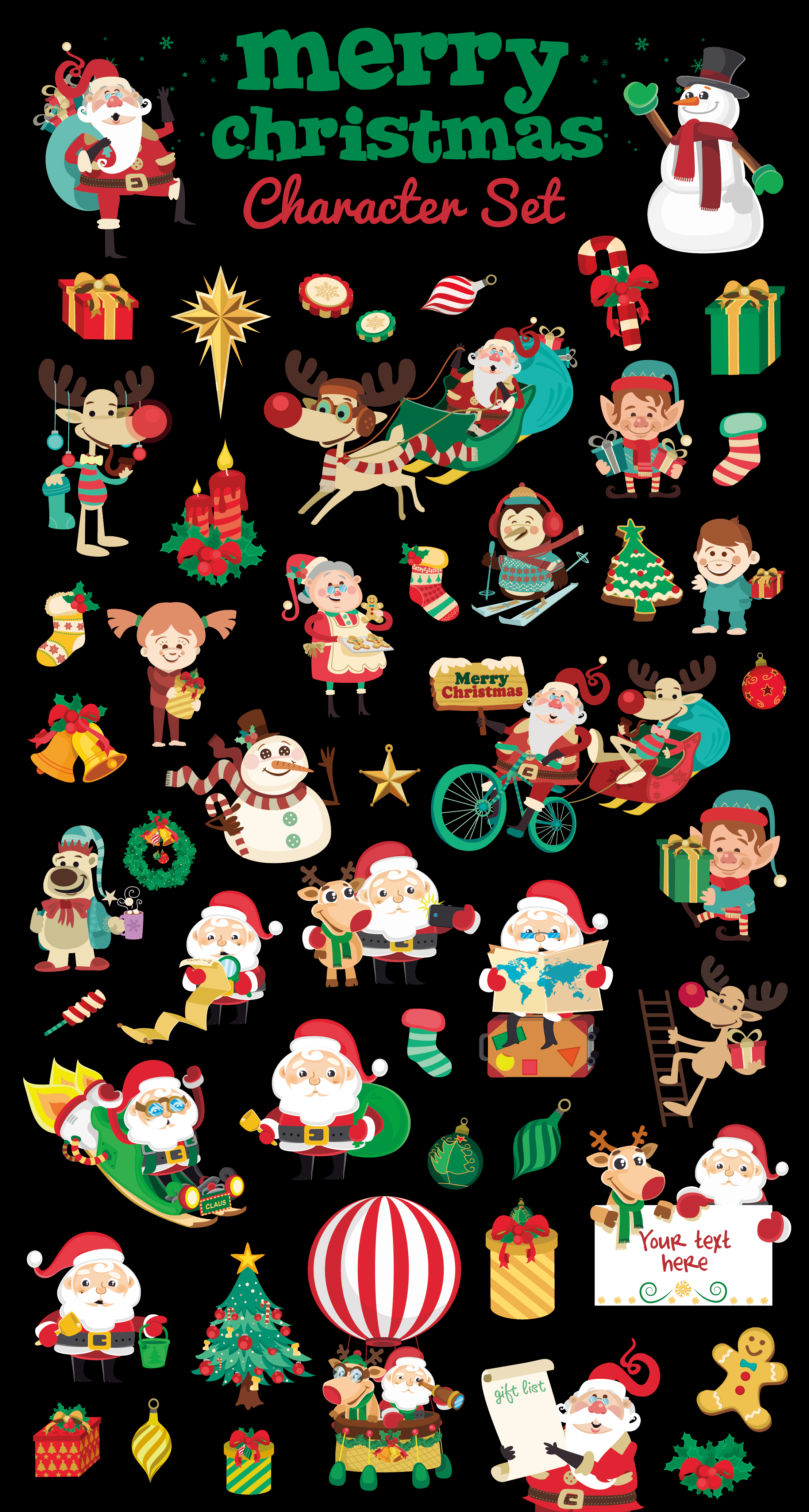 圣诞节贴纸圣诞快乐圣诞有好礼4