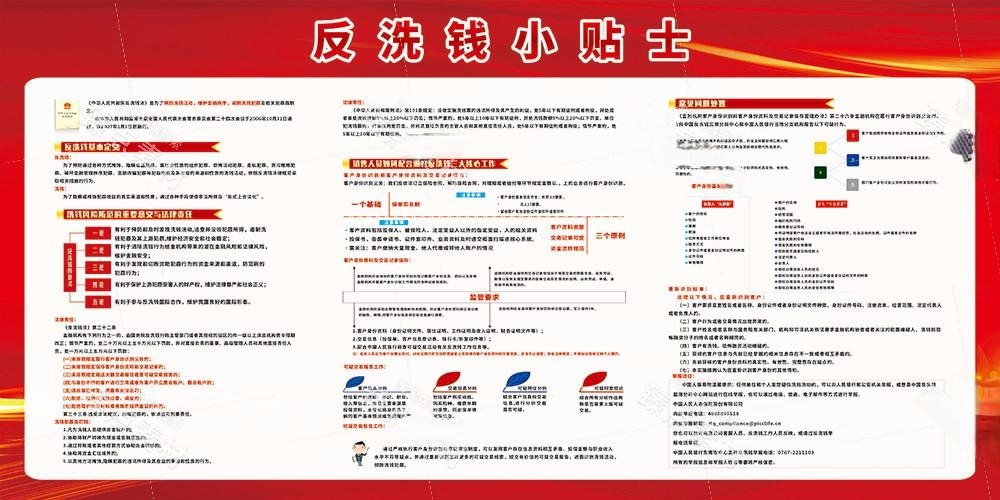 反洗钱防范知识宣传展板宣传栏 (19)