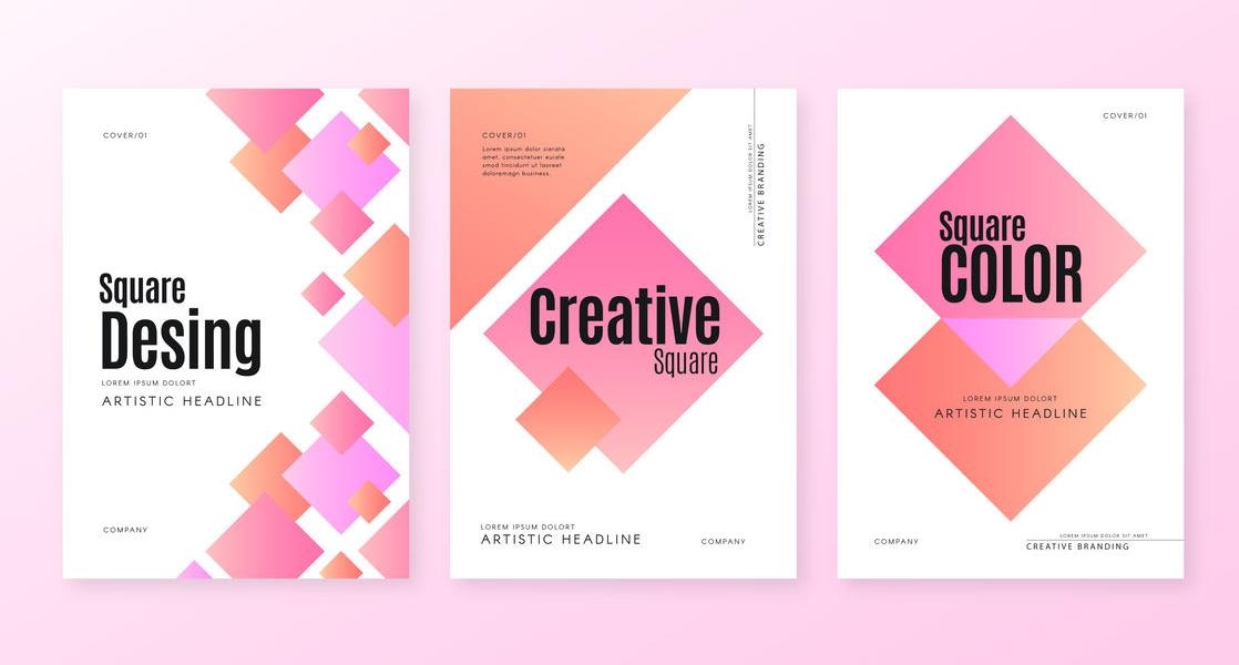 简约企业公司科技画册书籍文档产品封面模板 (7)