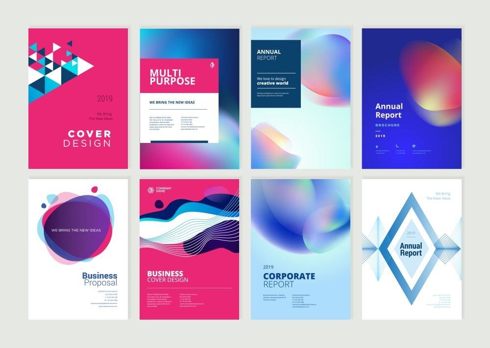 简约企业公司科技画册书籍文档产品封面模板 (7)