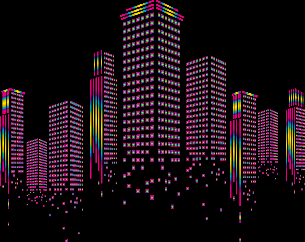 城市剪影PNG免抠元素 (153)