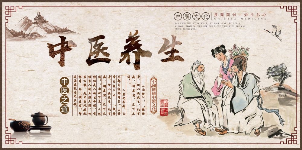 中药养生保健针灸理疗医院药房中医文化宣传挂画海报展板素材