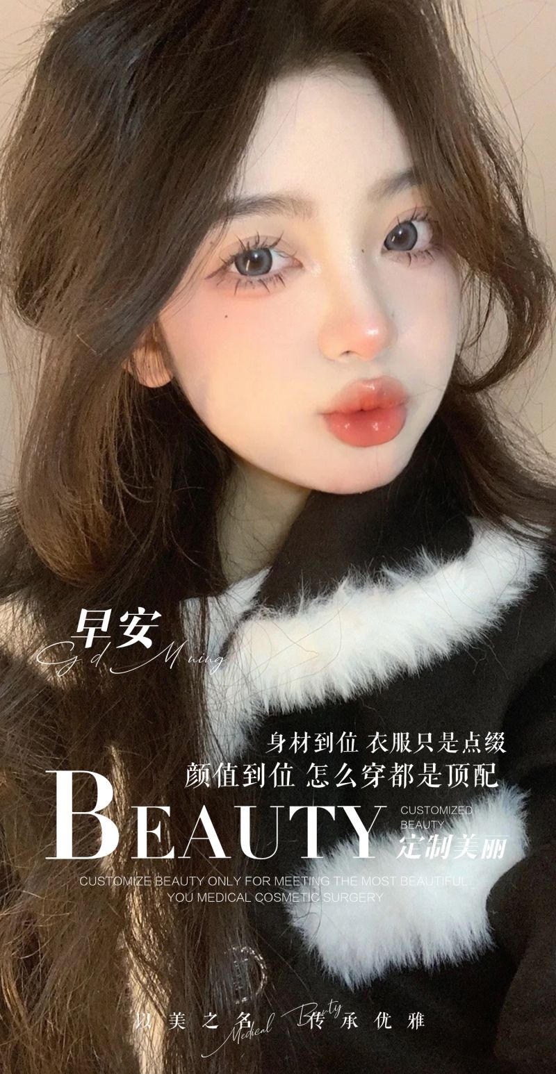 高端大气医疗美容医美无日期早安图片海报105