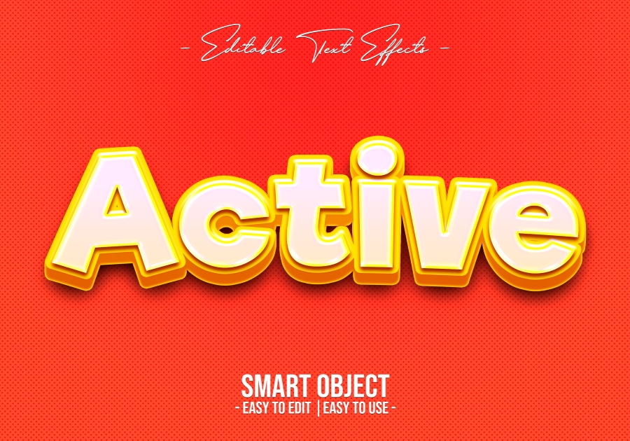 PS卡通3D质感立体效果字体特效文字效果 (75)