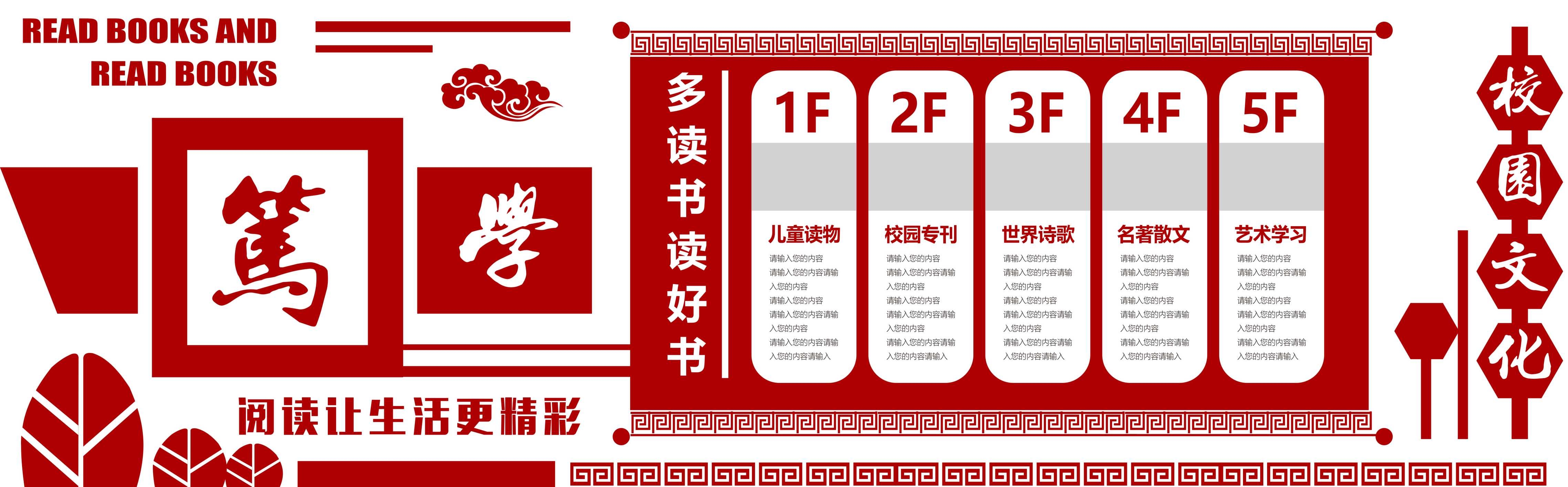 学校文化墙学习园地幼儿园中小学教育展板设计素材源文件67