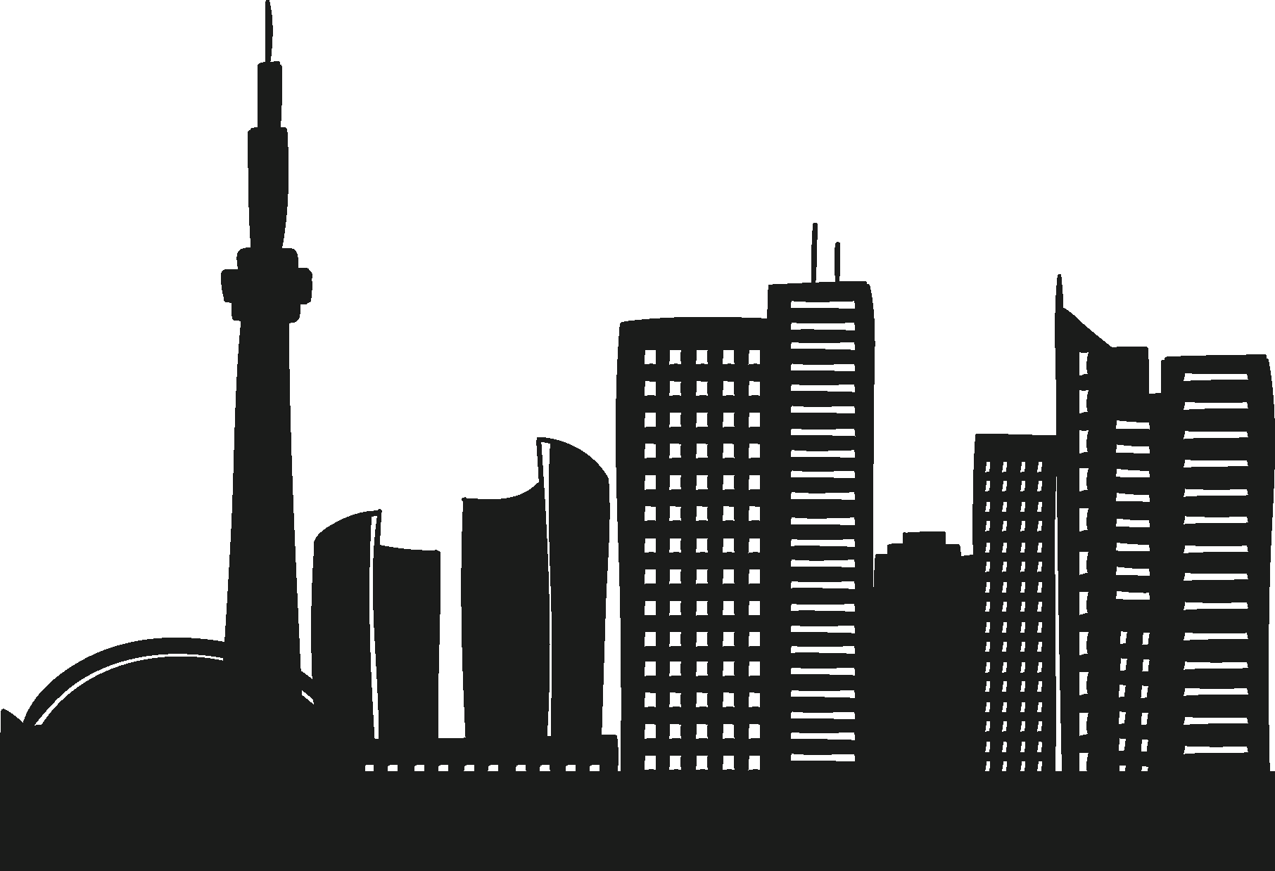 城市剪影PNG免抠元素 (138)