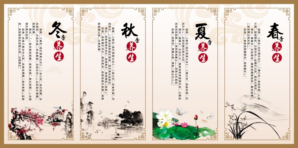 中药养生保健针灸理疗医院药房中医文化宣传挂画海报展板素材 (18)