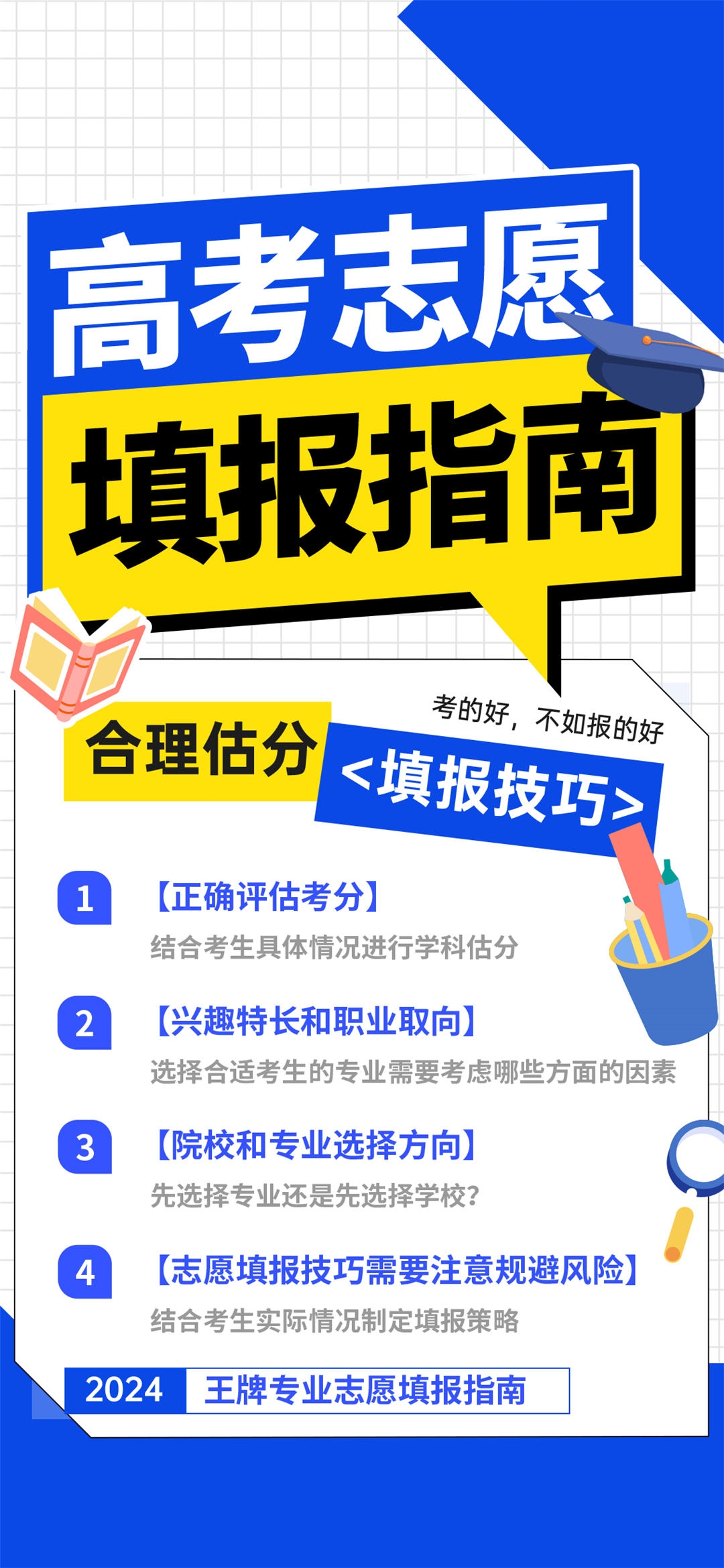 高考志愿填报服务指南活动宣传海报模板PSD分层设计素材57