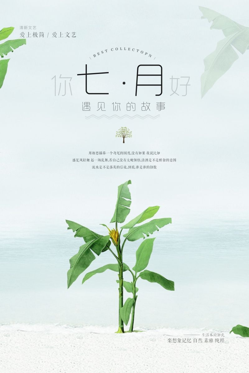 时令节气七月海报4