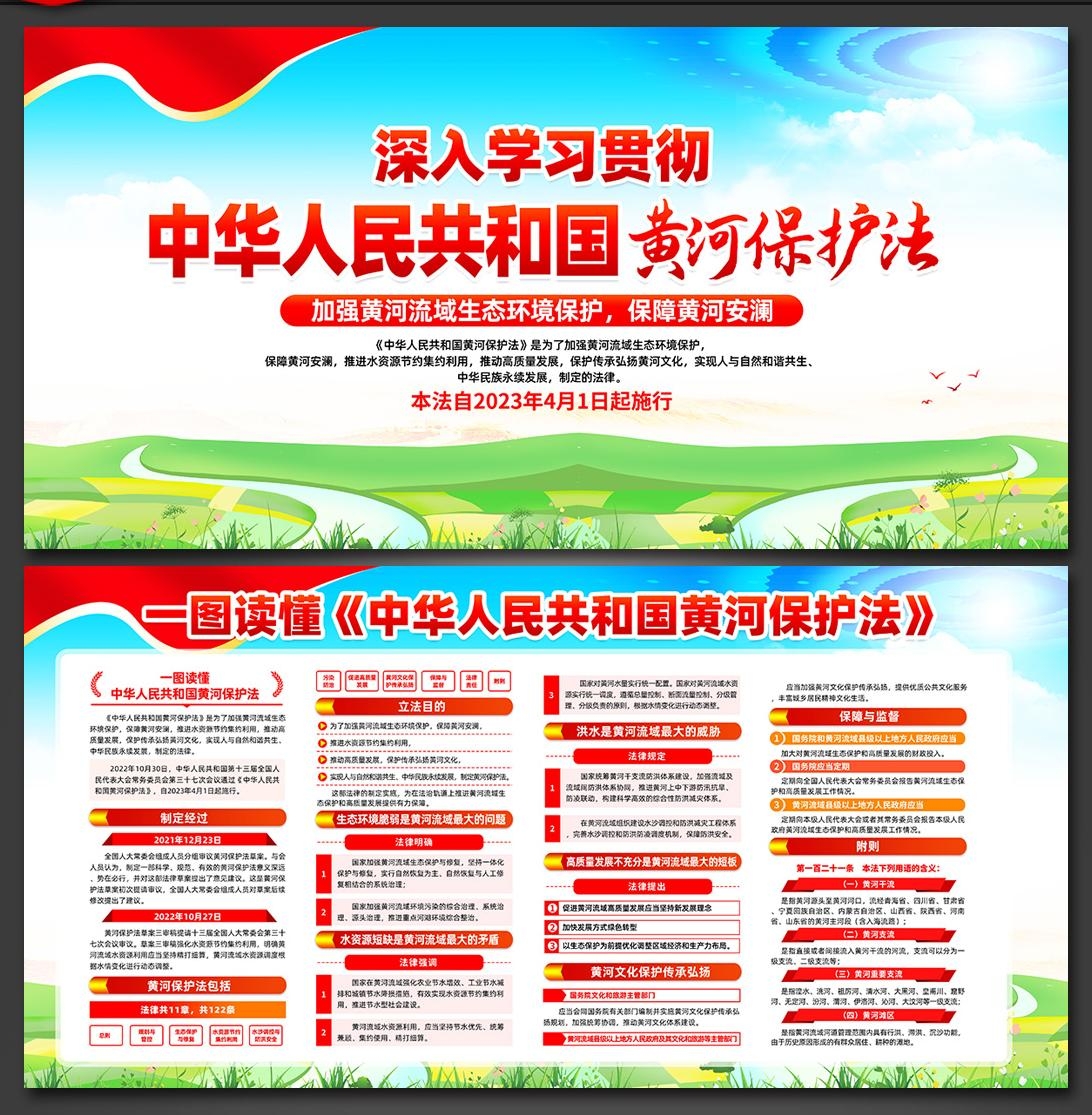 一图读懂黄河保护法4