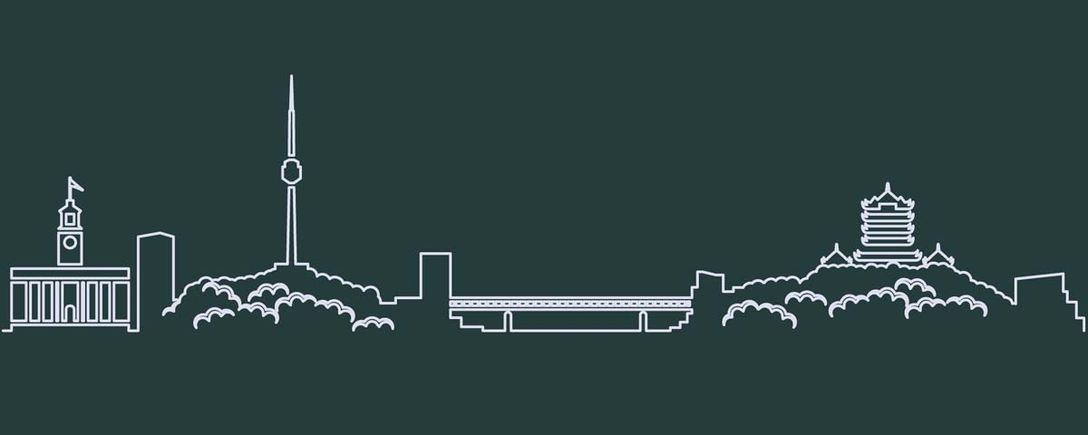 国潮武汉城市建筑线稿插画平面海报素材 (12)