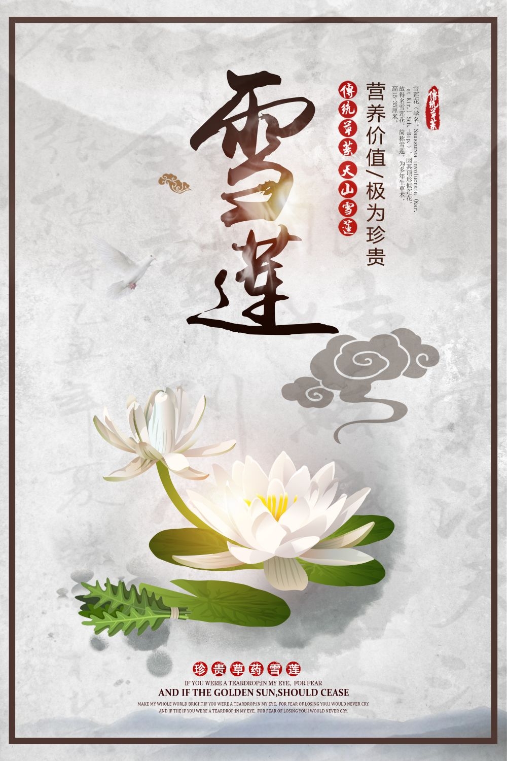 中药养生保健针灸理疗医院药房中医文化宣传挂画海报展板素材