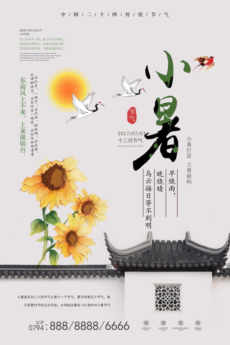 二十四节气小暑海报17