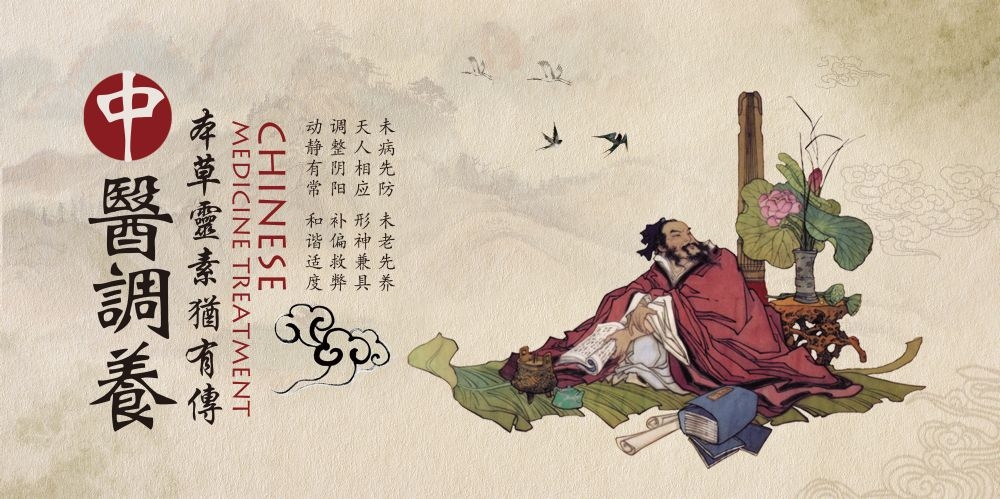 中药养生保健针灸理疗医院药房中医文化宣传挂画海报展板素材