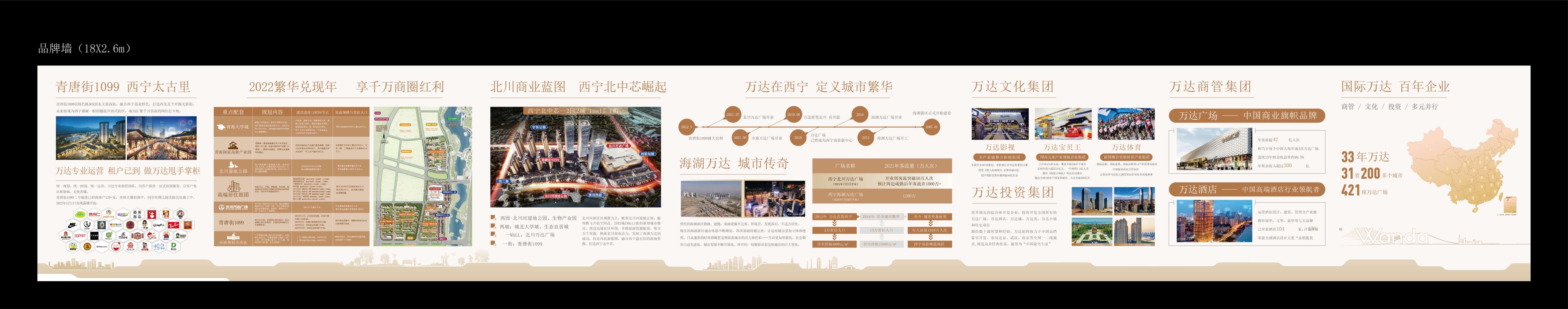 简约大气企业集团品牌文化墙公司工法墙展板AI设计素材源文件1