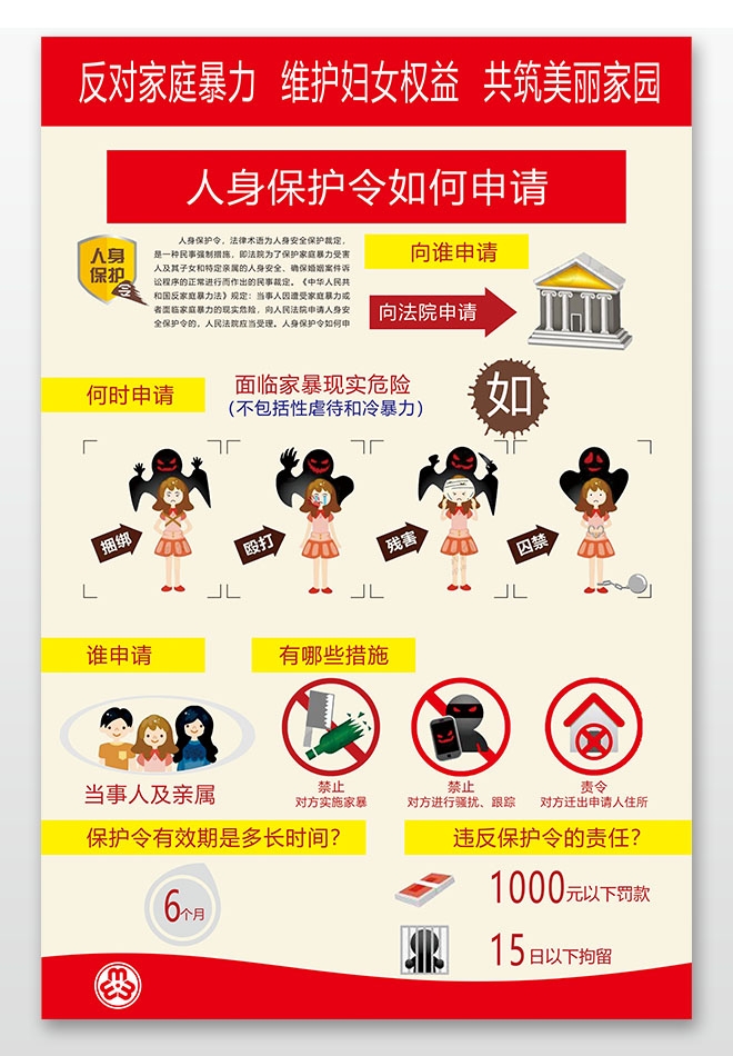 反对家庭暴力抵制家暴宣传教育展板海报CDR设计图片素材15