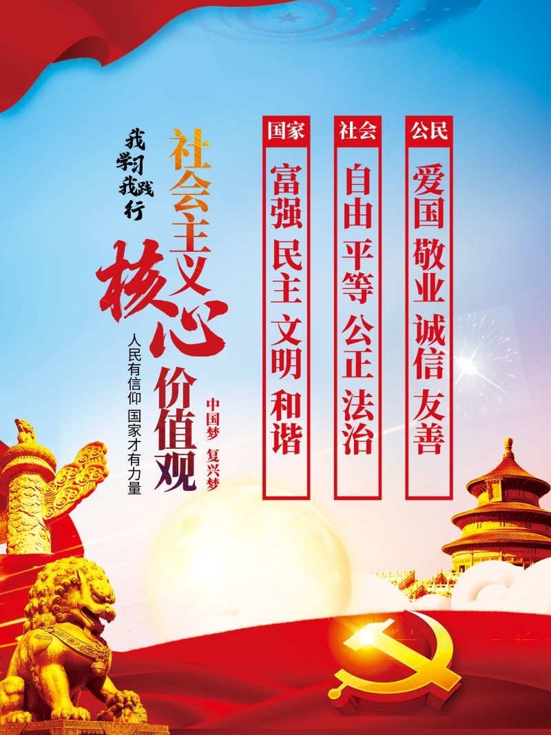 社会主义核心价值观宣传海报展板 (29)
