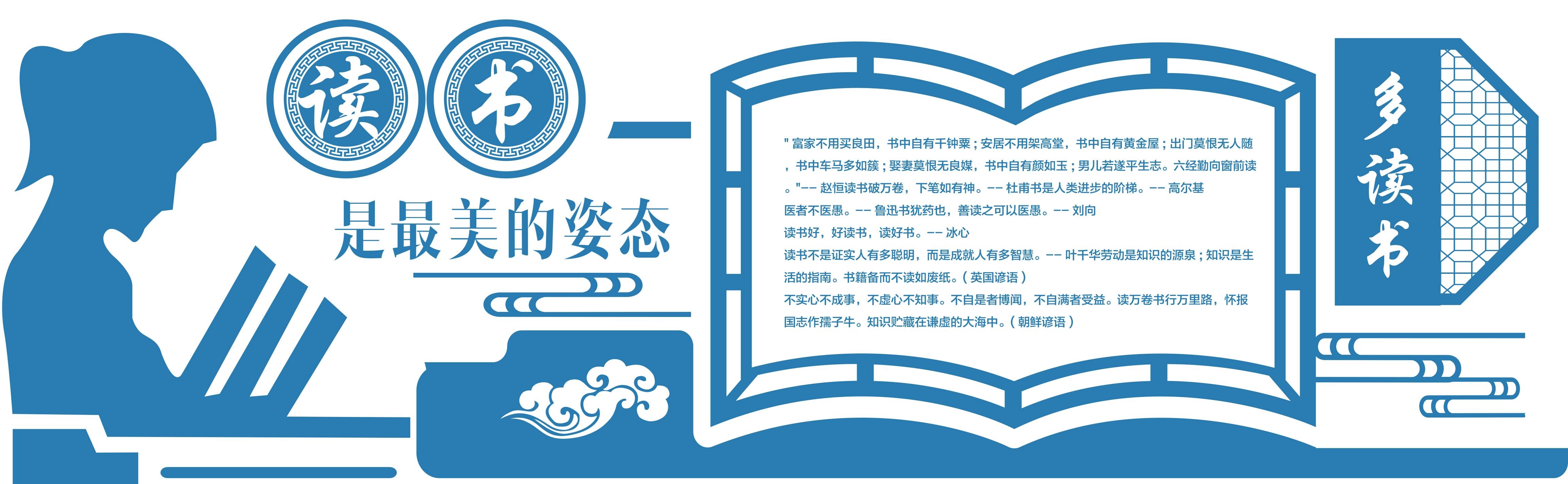 学校文化墙学习园地幼儿园中小学教育展板设计素材源文件110