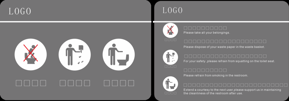 洗手间卫生间厕所指示牌标识牌7