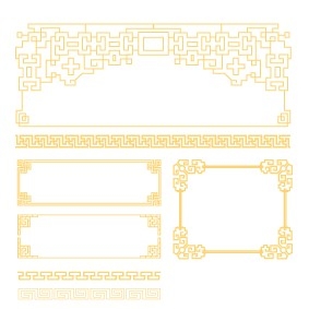中式方形边框 (6)