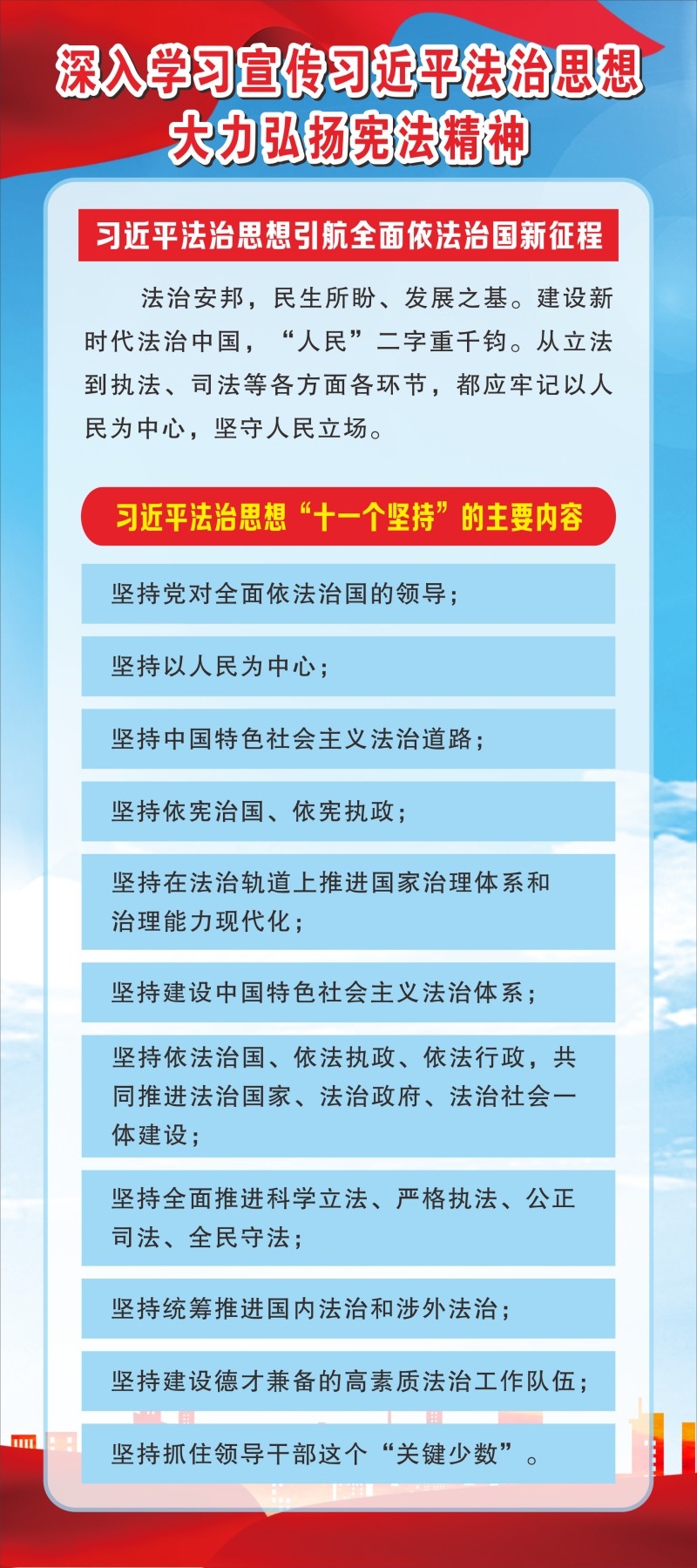 宪法宣传日124宣传周展架易拉宝 (2)