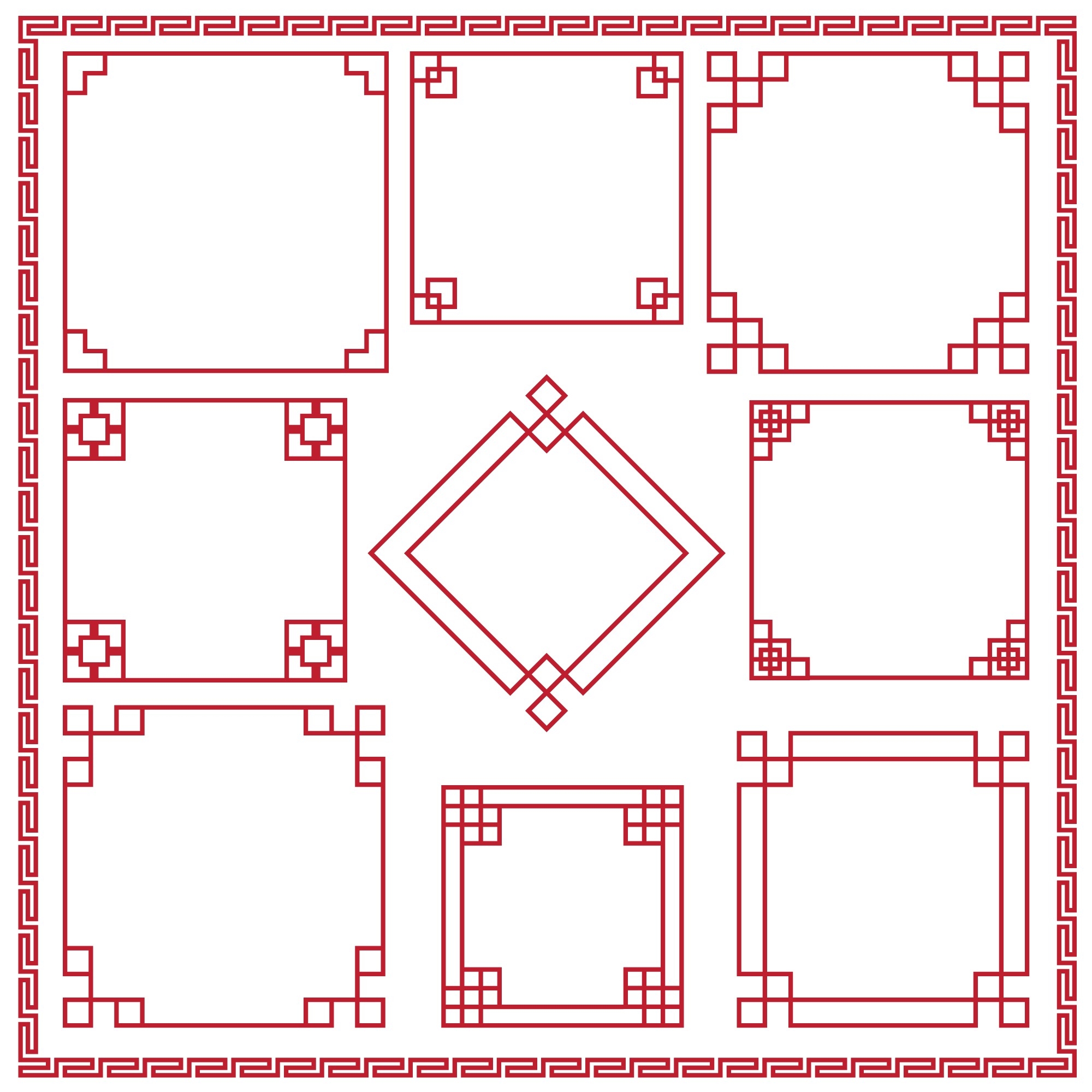中式方形边框 (7)