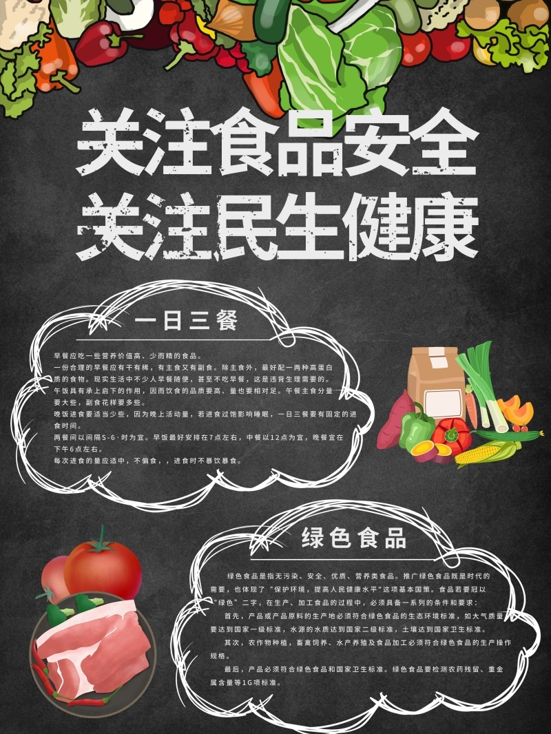 食品安全知识宣传海报38