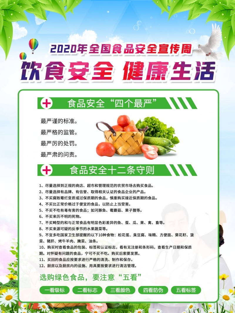 食品安全知识宣传海报9