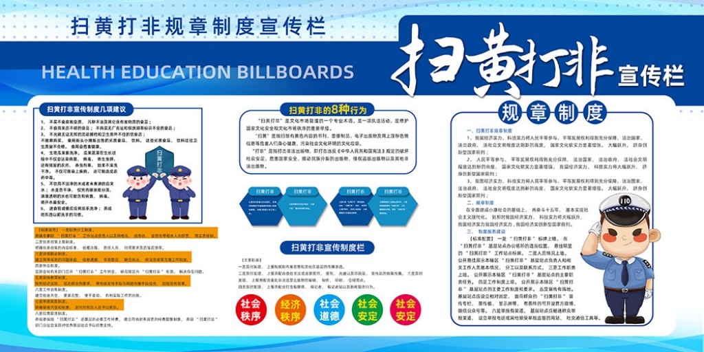 扫黄打非知识宣传展板 (1)