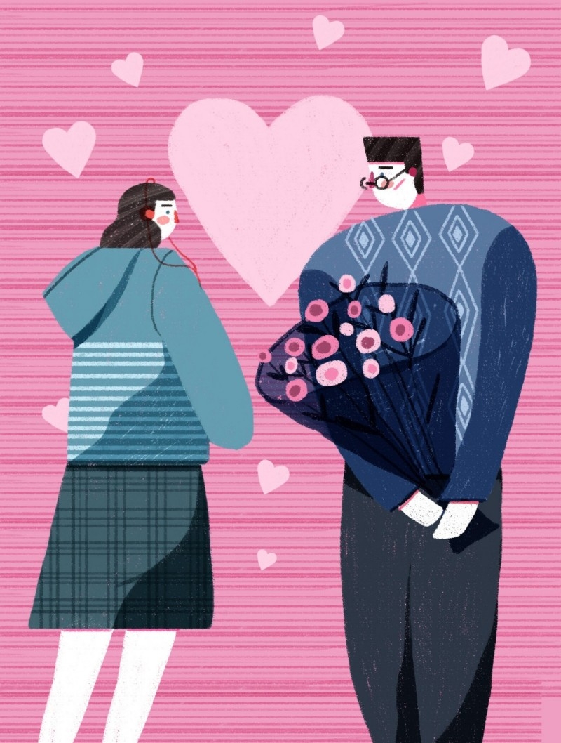 情人节情侣插画 (113)