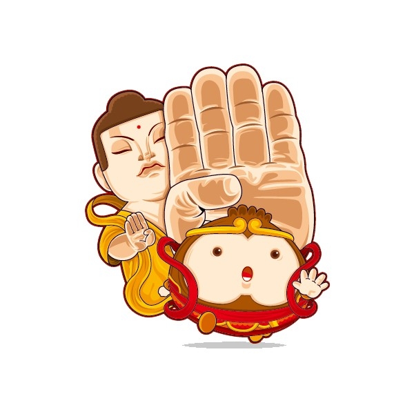 卡通西游记插画人物免抠素材 (20)