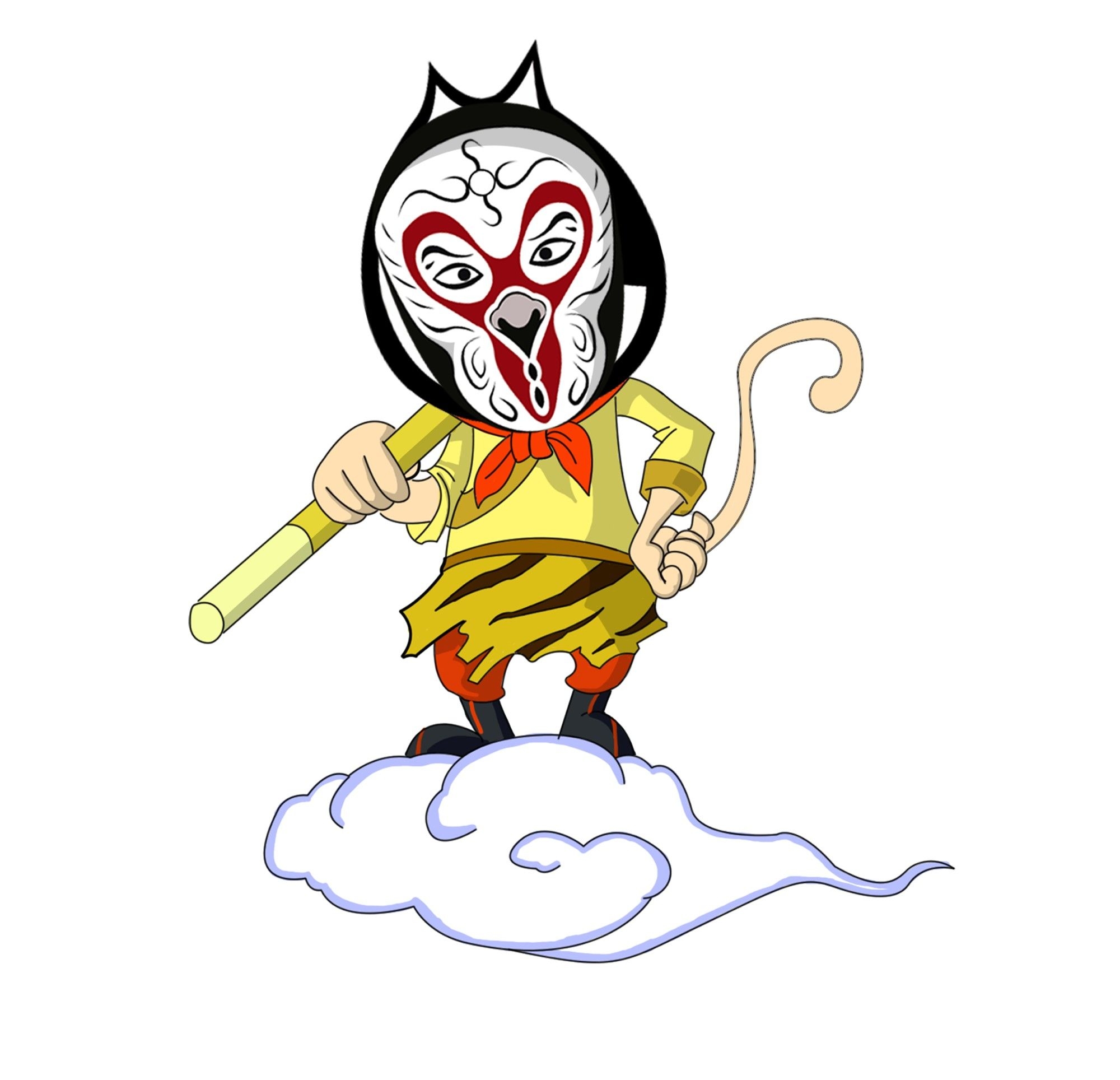 卡通西游记插画人物免抠素材 (60)