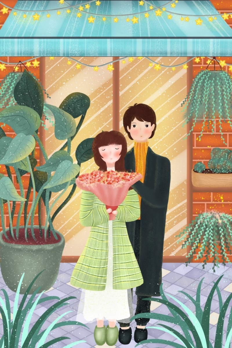 情人节情侣插画 (90)
