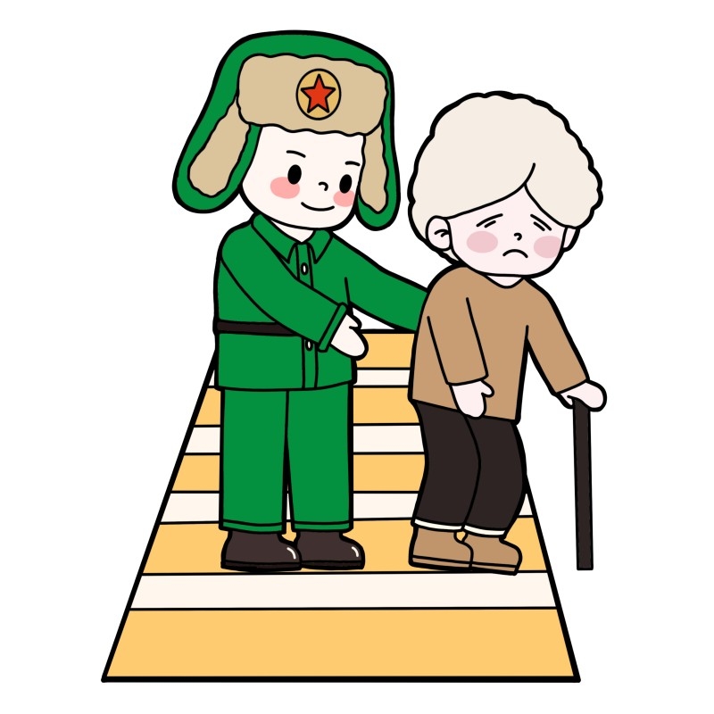 学雷锋纪念日插画4