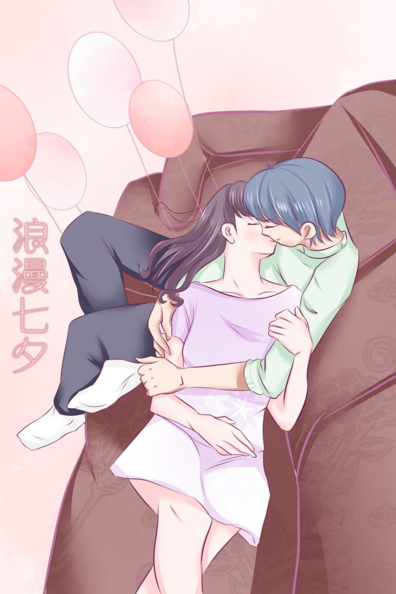 情人节情侣插画 (145)