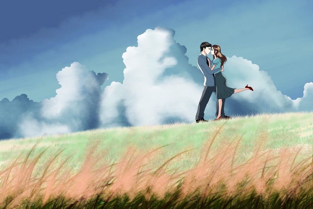 情人节情侣插画 (66)