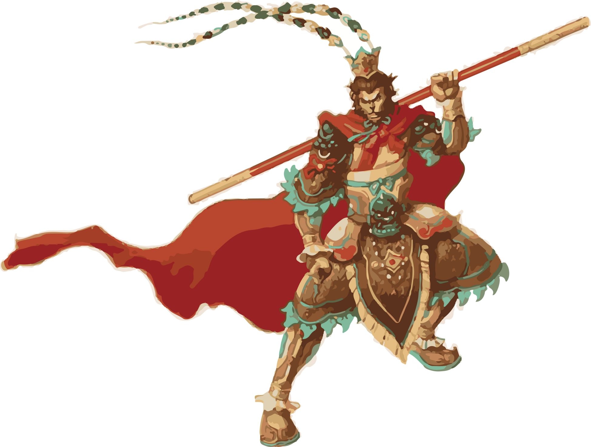 卡通西游记插画人物免抠素材 (38)