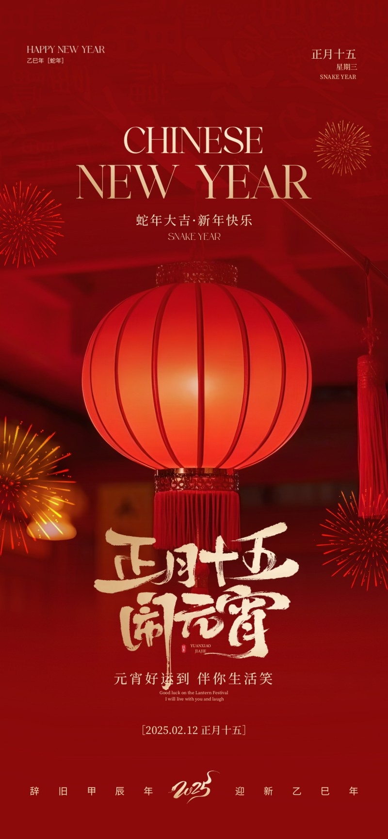 2025年红色大气元宵节宣传海报 (11)