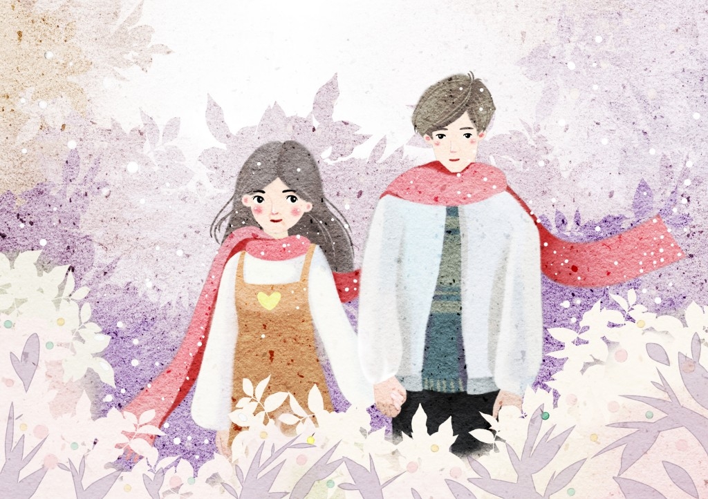 情人节情侣插画 (21)