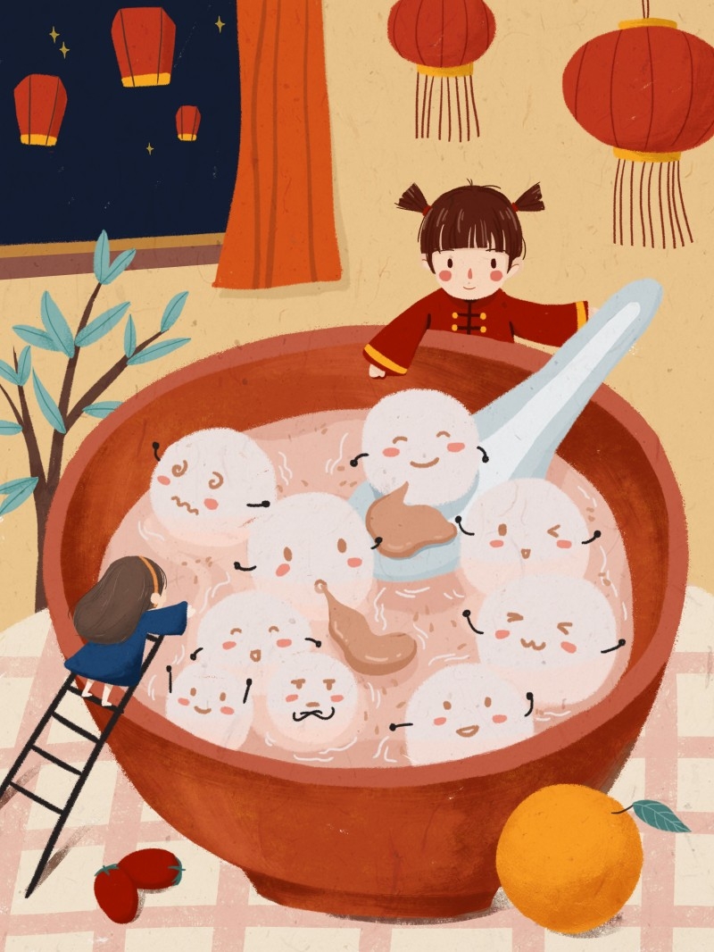 元宵节插画 (135)