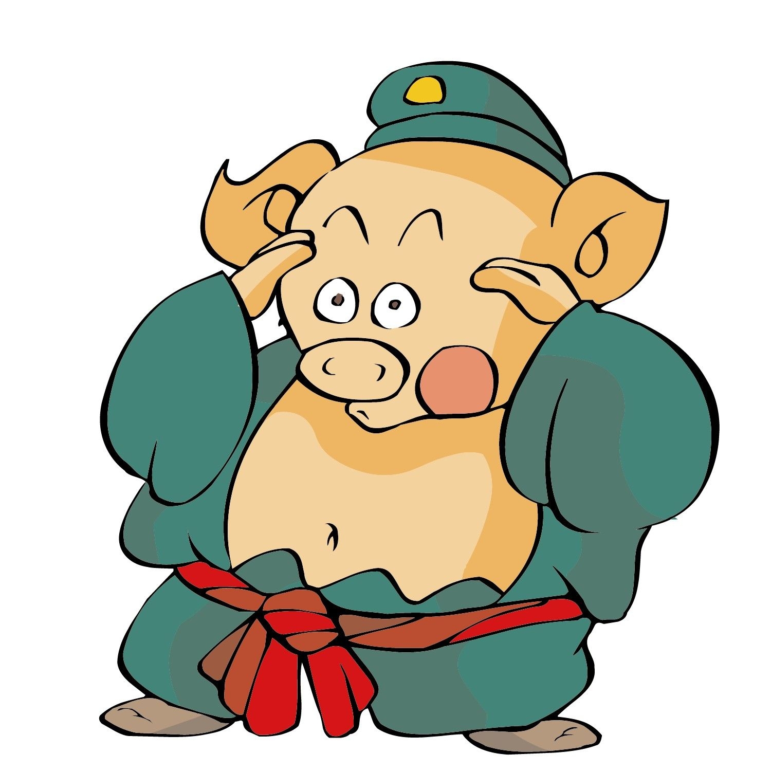 卡通西游记插画人物免抠素材 (72)
