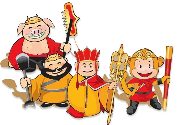 卡通西游记插画人物免抠素材 (9)