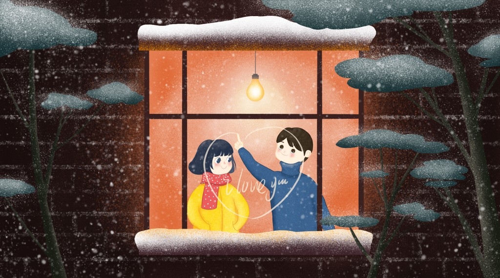 情人节情侣插画 (19)