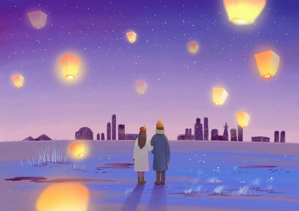 情人节情侣插画 (19)