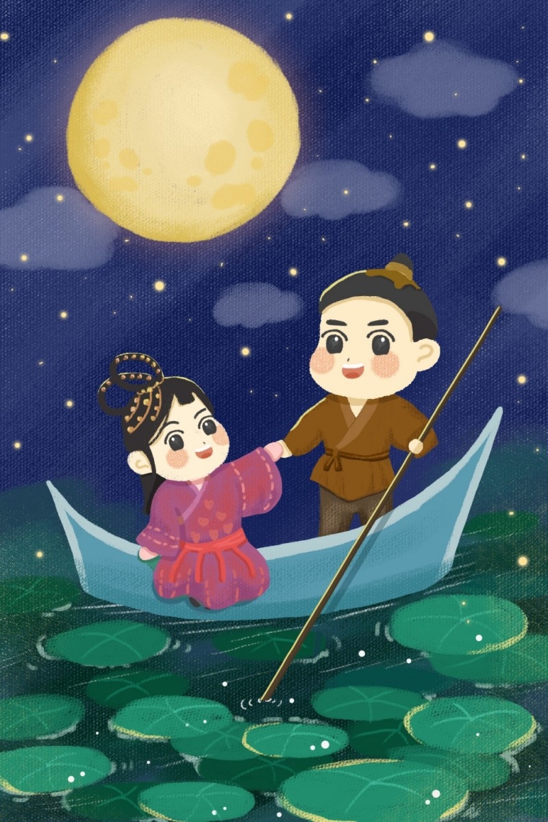 情人节情侣插画 (154)