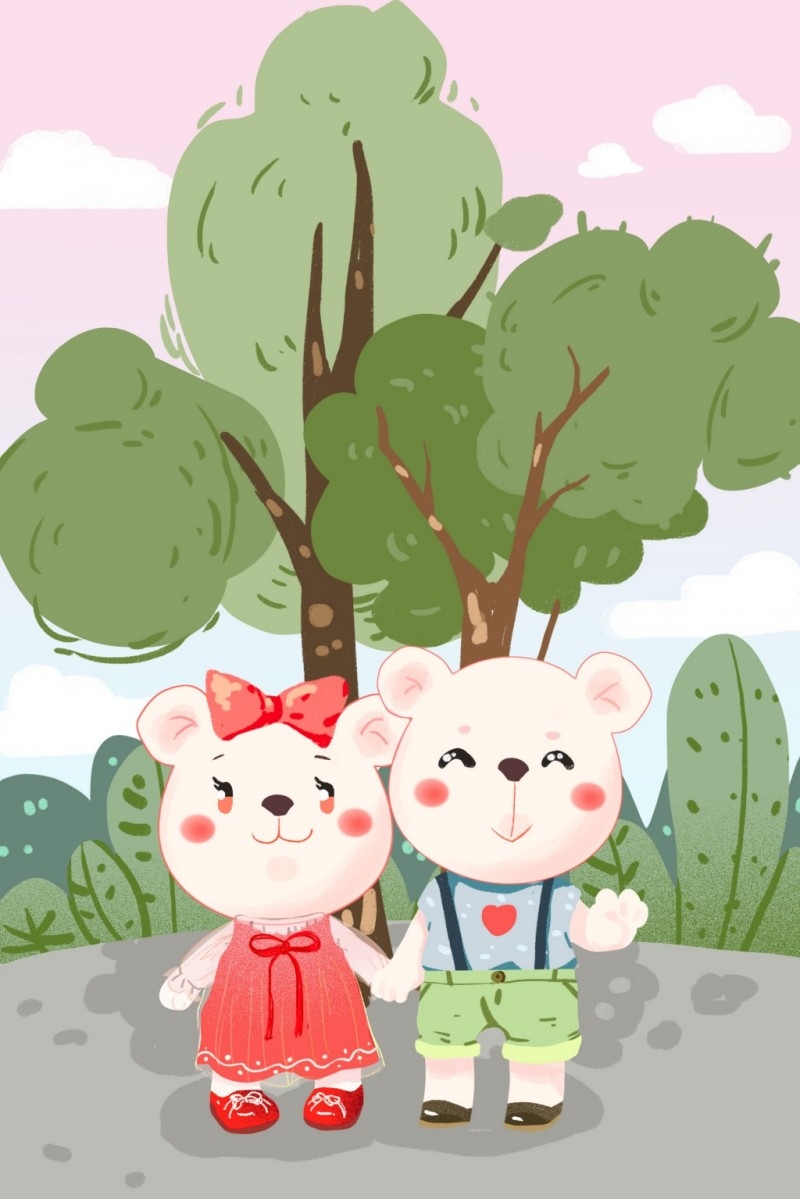 情人节情侣插画 (186)