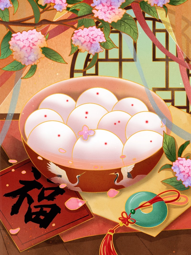 元宵节插画 (8)