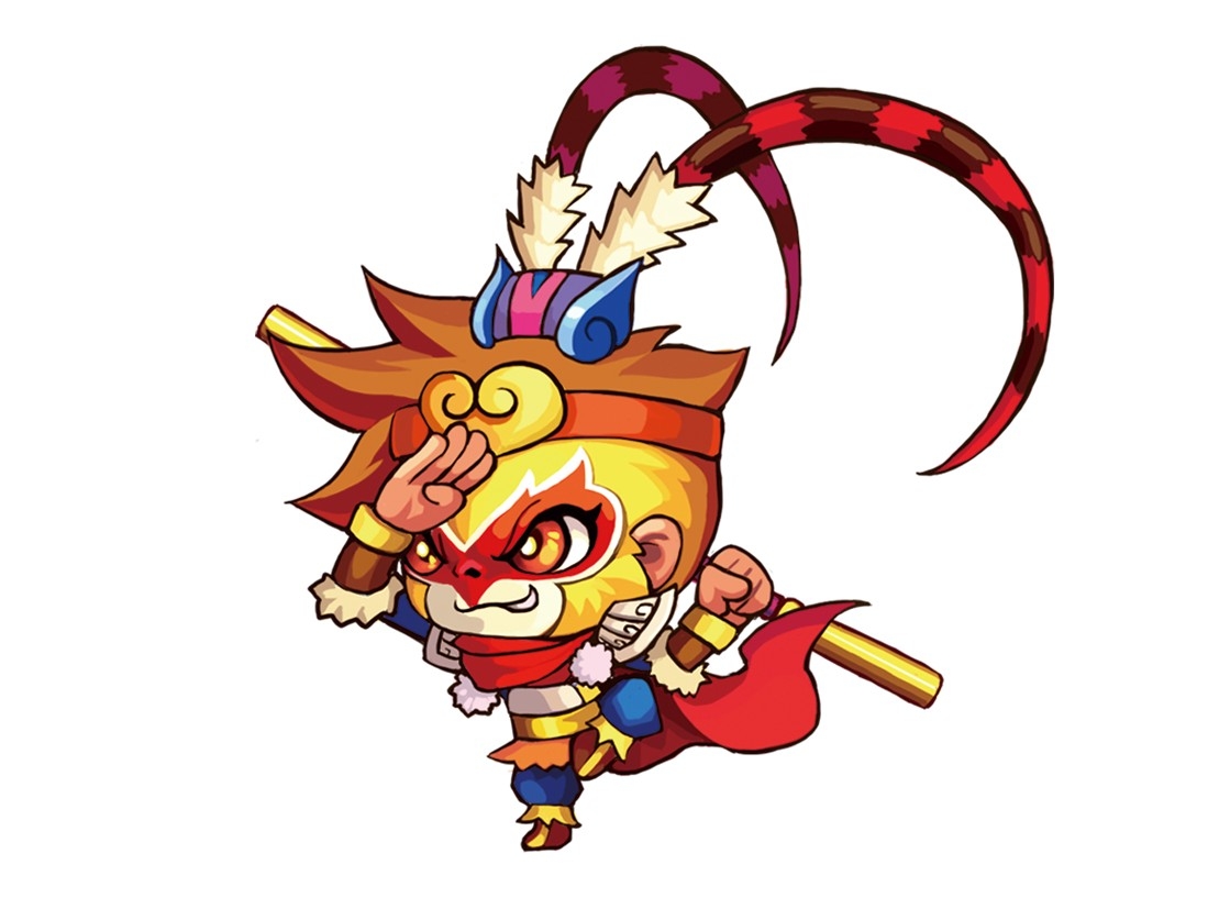 卡通西游记插画人物免抠素材 (1)