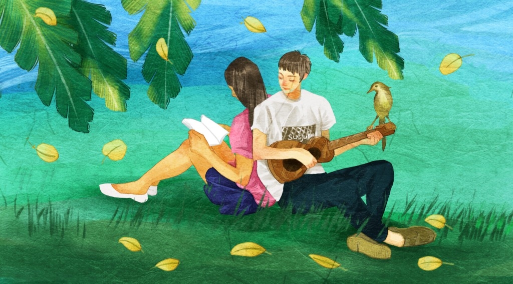 情人节情侣插画 (50)