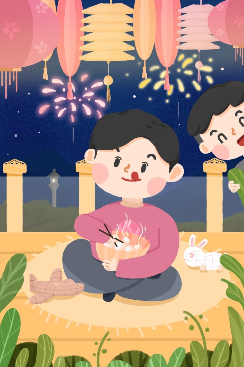 元宵节插画 (73)